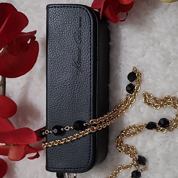 Kenneth Cole New York Accessories - Kenneth Cole New York Magnetic Eyeglasses Sunglasses Hard Case Black pebbled